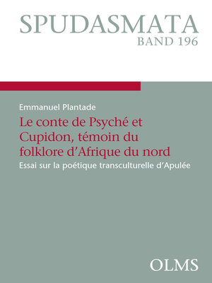 cover image of Le conte de Psyché et Cupidon, témoin du folklore d'Afrique du nord